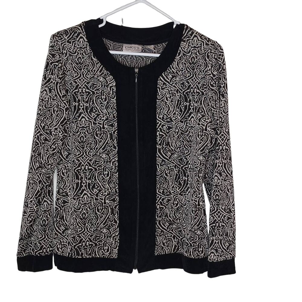 Chico's Travelers Zippered Top/ Jacket NWOT